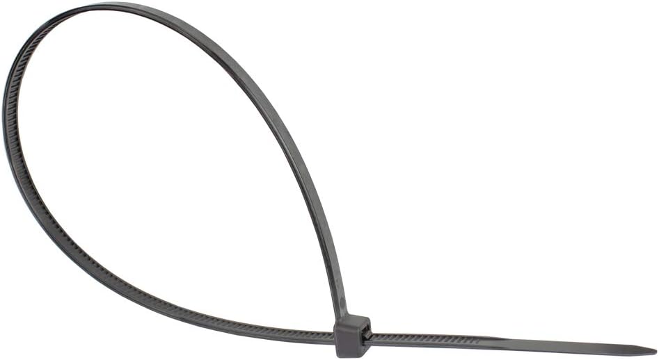 Good Connections® Cable Ties 100 mm x 2.5 mm, Set of 100, Black, UL, UV-Resistant, Weather-Resistant, for Outdoor Use, -40 °C to +85 °C