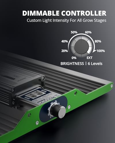 VIPARSPECTRA Newest Pro Series P1000 LED Grow Light, Upgraded with 350pcs Samsung LEDs (Includes IR), Full Spectrum and Dimmable for Hydroponic Indoor Plants Veg Flower for 2.5x2.5 ft Coverage