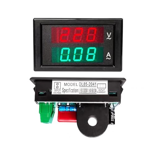 Voltmètre numérique AC ampèremètre pour tableau électrique maison 220V - 2