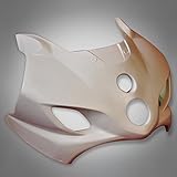Materialgutachten liegt bei DR77/DE RicambiWeiss SUZUKI GSX-R 1000 03-04 GFK Maske Strada für DE-Scheinwerfer Oberteil Verkleidung NEU