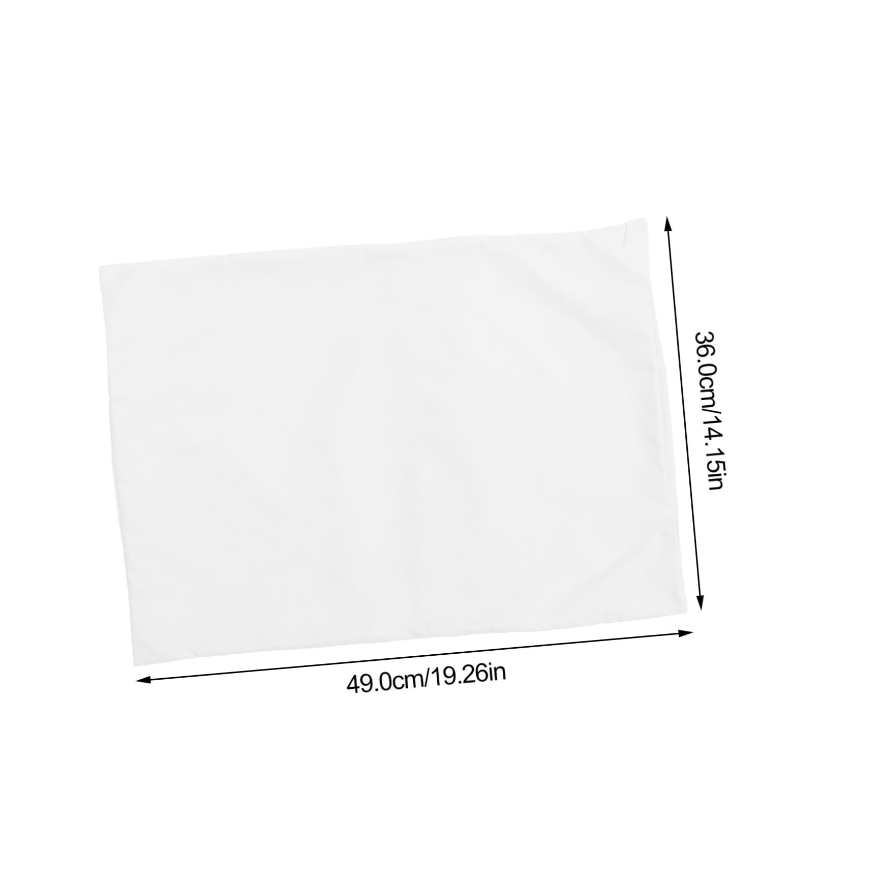 ULTECHNOVO Travel Case for Boys and Girls 2 Small Covers Envelope Closure White Pillowcases Toddler Pillowcase