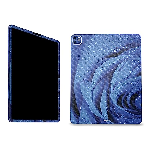 Image of MightySkins Carbon Fiber Skin Compatible with Apple iPad Pro 12.9 inch M2 6th Gen (2022) Full Wrap Kit - Rose Closeup | Protective, Durable Textured Carbon Fiber Finish | Easy to Apply | Made in The USA