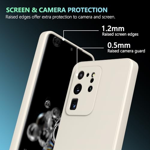 Image of for Samsung Galaxy S20 Ultra Case White, Scratch Resistant with Soft Touch, Slim Thin Phone Cover for Samsung Galaxy S20 Ultra