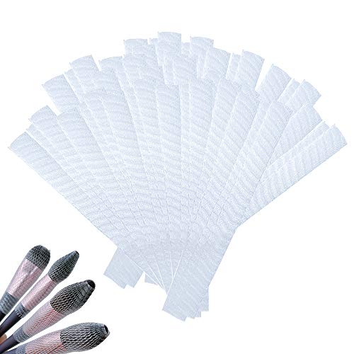 LZYMSZ Juego de 100 fundas para brochas de maquillaje, protectores de brochas de maquillaje, reutilizables, ampliables para almacenamiento de brochas de maquillaje Cover