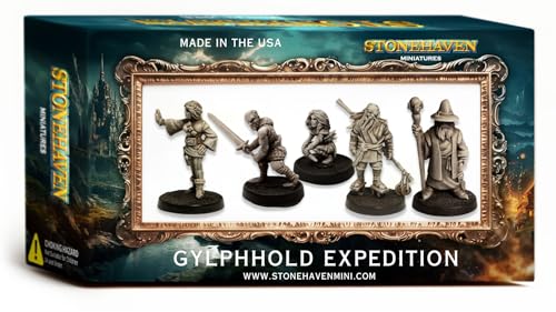 Stonehaven Glyphhold Expedition 5 miniaturas humanas 30mm miniatura 2