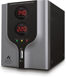 Norstar Power Converter with Voltage Stabilizer (3000 Watts) - Step Up & Step Down Voltage Transformer - Automatic Voltage Regulator with Stabilizer (3000 Watts)