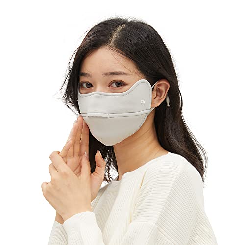 Women Winter Half Face Covering Windproof Face Mask Balaclava Dustproof Fleece Sports Outdoor Face Cover WNN3T159D