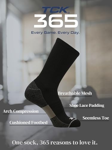 TCK 365 Everyday Crew Socks For Men and Women - Durable Comfort for Work, Sports, Casual Wear | Long Lasting Quality4