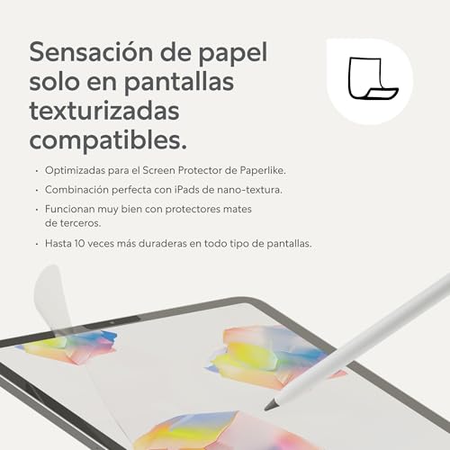 Puntas Paperlike Pencil Tips para Apple Pencil Pro y 1/2 Gen con control efecto papel x4 2
