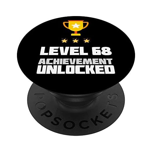 68 cumpleaños divertido 68 años de edad cumpleaños PopSockets PopGrip Intercambiable