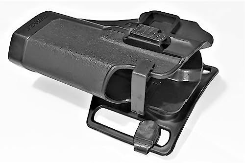 Image of Trident Police Duty Holser for Glock Pistol, Black in Color, Perfect Adjustment for Belts Upto 5.5cm Wide.