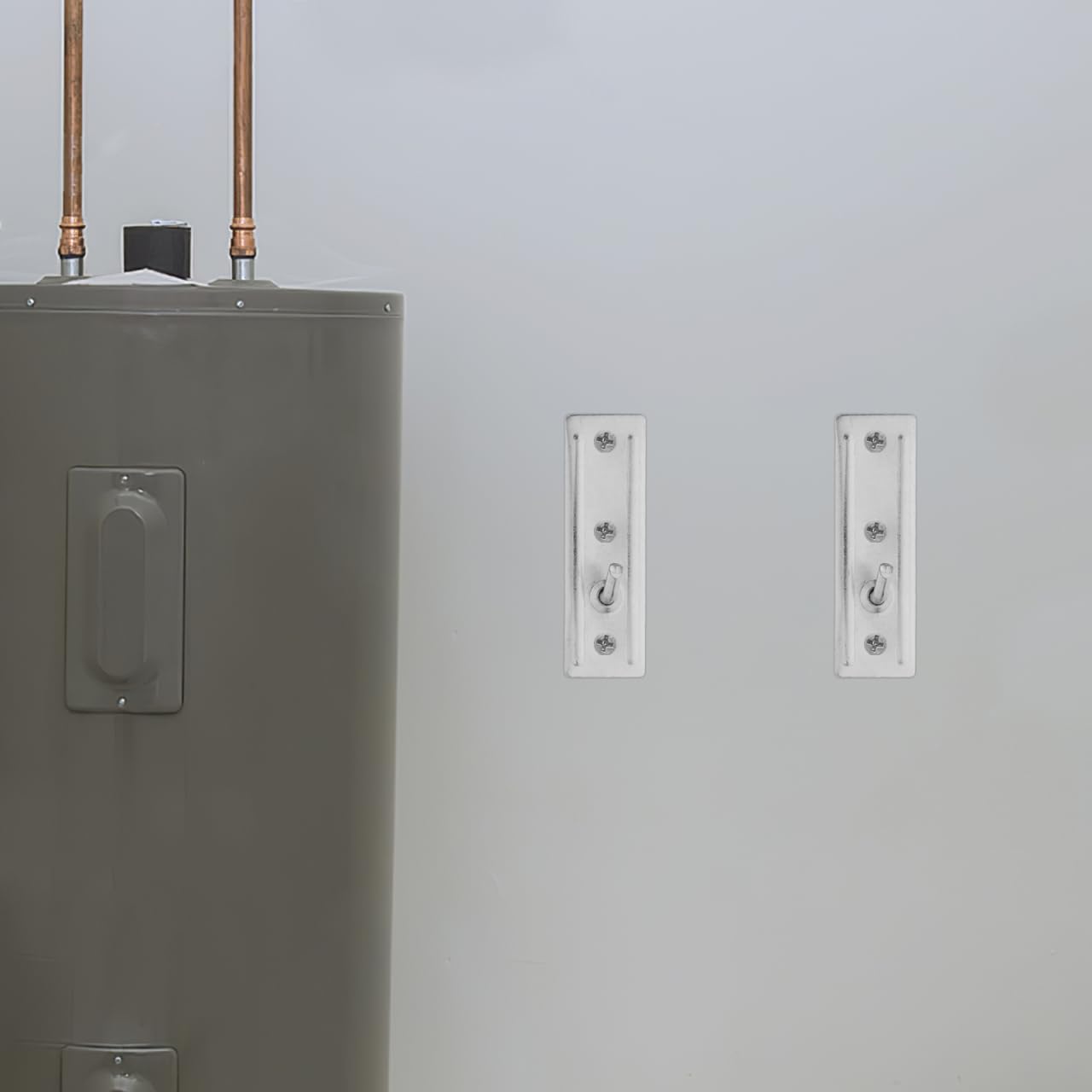 HOMSFOU Wandhalterung Für Warmwasserbereiter Mit Unsichtbarer Trägerplatte Speziell Für Hohlwände Elektrische Heizungshalterung Zur Stabilen Montage Und 360° Drehbar