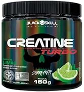 Creatine Turbo - 150g - Limão - BlackSkull - Creatina Monohidratada em pó, com carboidrato para m...
