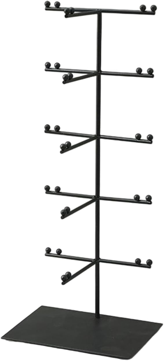 Eyeglasses Holder with Metal Frame Stylish Countertop Sunglass Organiser Stand Eyewear Storage and Display Rack