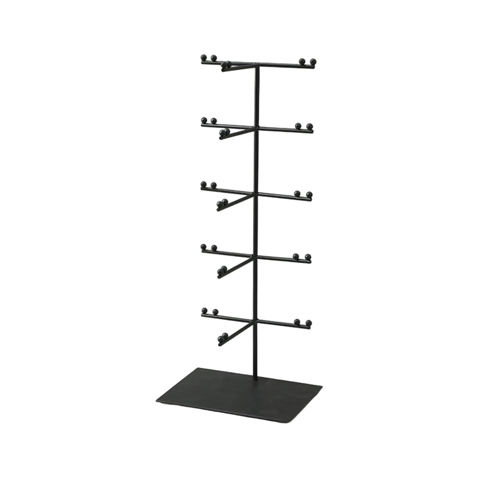 HDOYTXXM Modern Countertop Eyewear Organiser Rack Decorative Metal Frame Glasses Display Branch Multi Layer Sunglass Holder Metal Frame Sunglass Stand