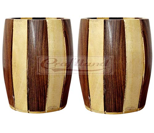 Soporte para Cubiertos de Madera Barril 2 Piezas