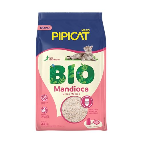 Pipicat Granulado Sanitario Bio Mandioca 2,6KG