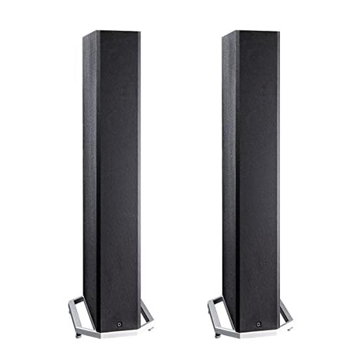 Definitive Technology BP9040 High Power Bipolar Tower Speaker with Integrated 8" Subwoofer - Pair (Black)