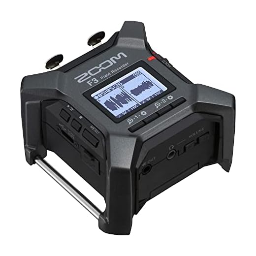 Zoom F3 - multitrack field recorder de 2 pistas - 32 bit