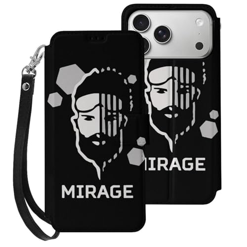 iPhone 17 Pro Max ��p�P�[�X �蒠�^ �I�V�����A�j���� Apex Legends Mirage �X�}�z�P�[�X �y�Ռ��z������TPU�f�� �S�ʕی�z ���z�^ IPhone��p�P�[�X/�J�o�[ �D/�J�[�h���[ ���u��/�X�^���h�@�\ �y�� �Ռ��z