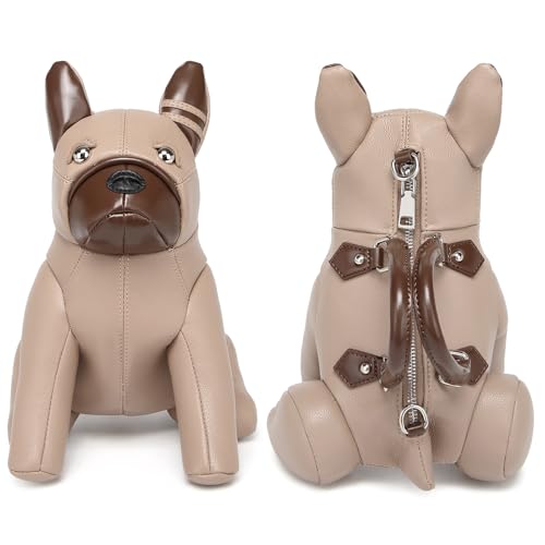 Image of Women PU Leather Unique Novelty Dog Shaped Crossbody Shoulder Bag Handbag Purse