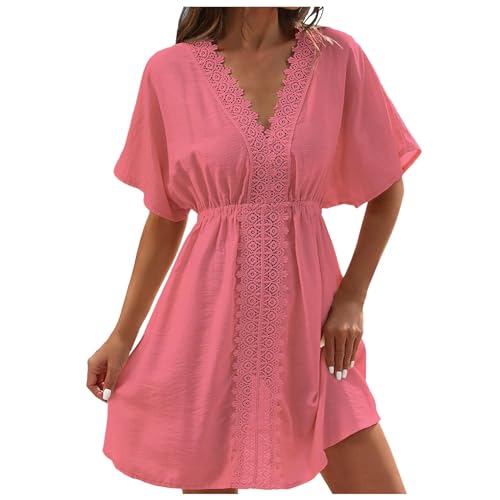 Kaftan femme en soie glacée thermorégulatrice et dentelle fine