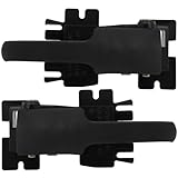 LUJUNTEC Interior Door Handles Driver Passenger Side Replacement for 1995-2001 for Ford Explorer Texture Black(2pcs)