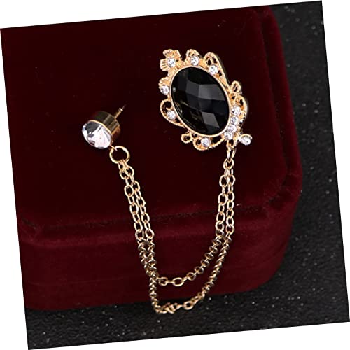 Cadenas de cuello estilo broche de borla para transformar trajes soso 4