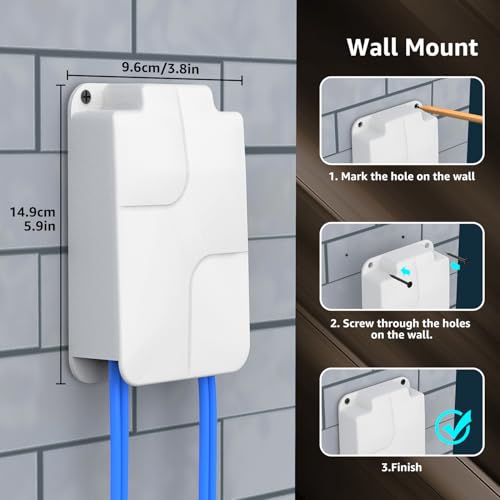 Image of YuanLey 4 Port Outdoor PoE Extender 1 in 3 Out, IEEE 802.3af /at Mini 4 Channel PoE Repeater IP66 Waterproof, Vlan, Extend 250m(Total 350m), Wall Mount Passthrough POE Amplifier, Plug and Play