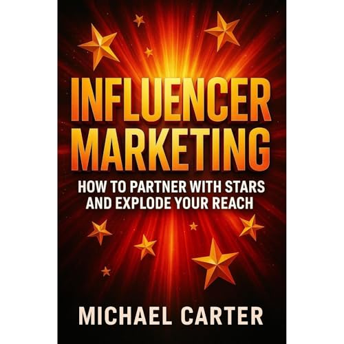 Influencer Marketing Audiolibro Por Michael Carter arte de portada