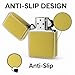 in Select Lighter Case Compatible Zippo Standard Size - Anti-Slip Transparent Cover with Micro Dots, Shockproof Scratchproof Protective (Lighter not Included)