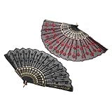 Présentation mémorable : ces éventails pliables à main sont livrés dans des ensembles élégants, offrant une option impressionnante d'éventail pliant décoratif à offrir en cadeau pour vos amis ou collègues, éventail traditionnel chinois, éventail vintage
