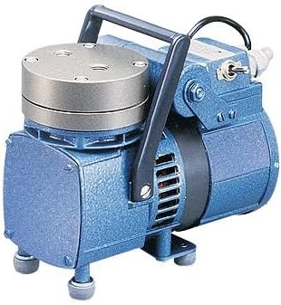 KNF N86 KTP Corrosion-Resistant Vacuum Pump; PTFE/PPS/0.19 cfm/25.2"Hg-35psi/115V