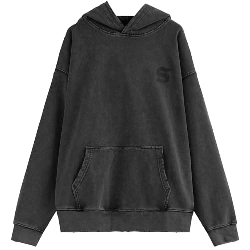 Mens Hoodies for Sweatshirt Vintage Mens Oversized Hoodies Sweatshirts Long Sleeve Sweaters Pullover