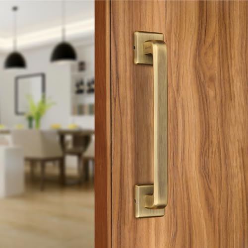 Image of LAPO Cool Door Handles for Main Door | Main Door Handle | Door Handle | Zinc Alloy(10 Inches- Pack of 1) Antique Finish