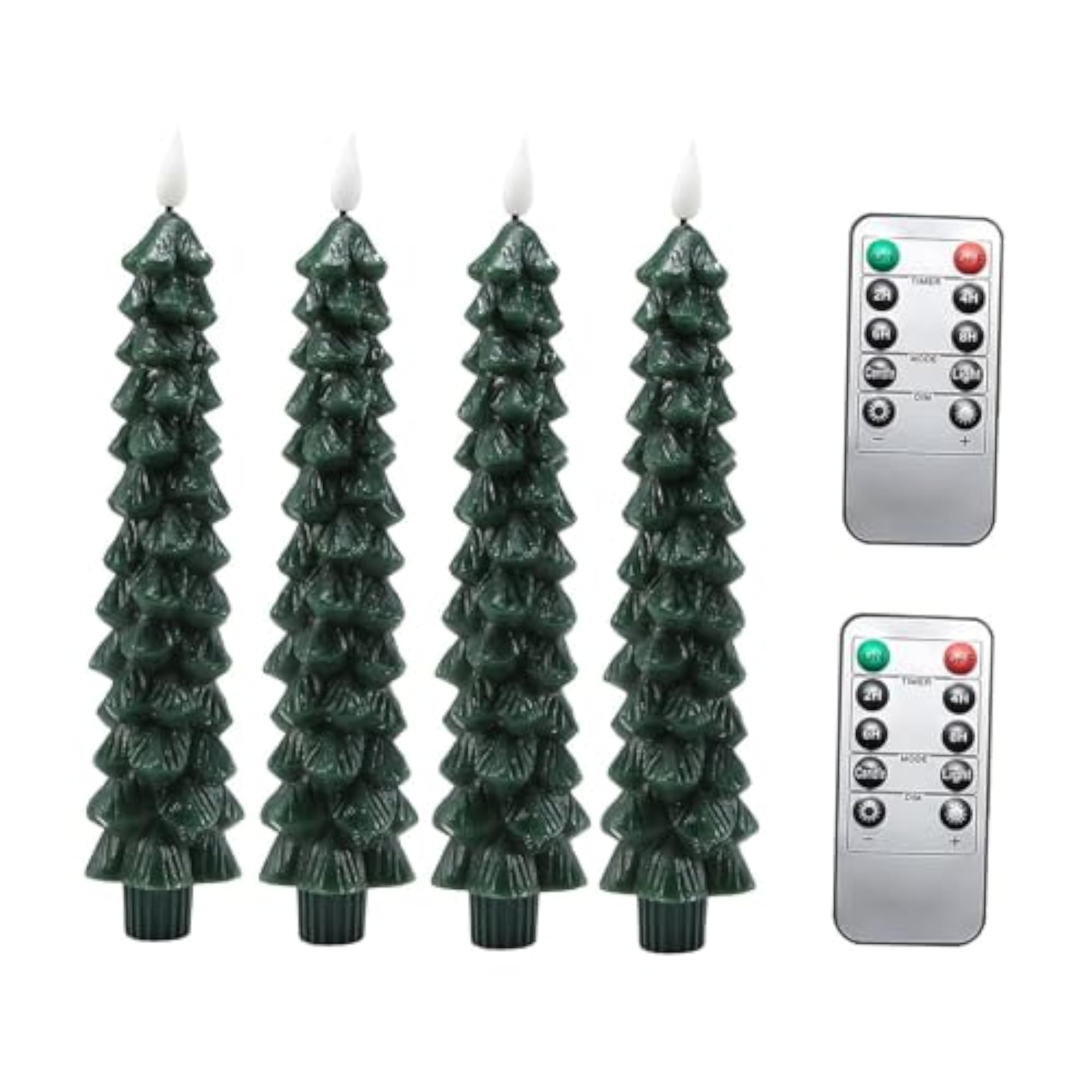 Flameless Taper Candles Dining Room Table Realistic LED Candlesticks