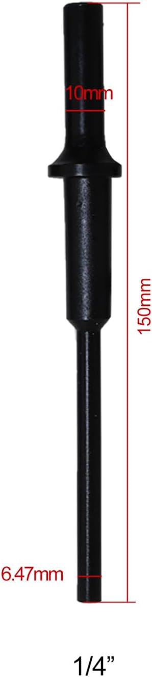 Pneumatic Punch Drift Pneumatic Air Hammer Punch Pin 3/16" to 1/2" 6PCS for Removing Corroded Bolts Or Long Pins