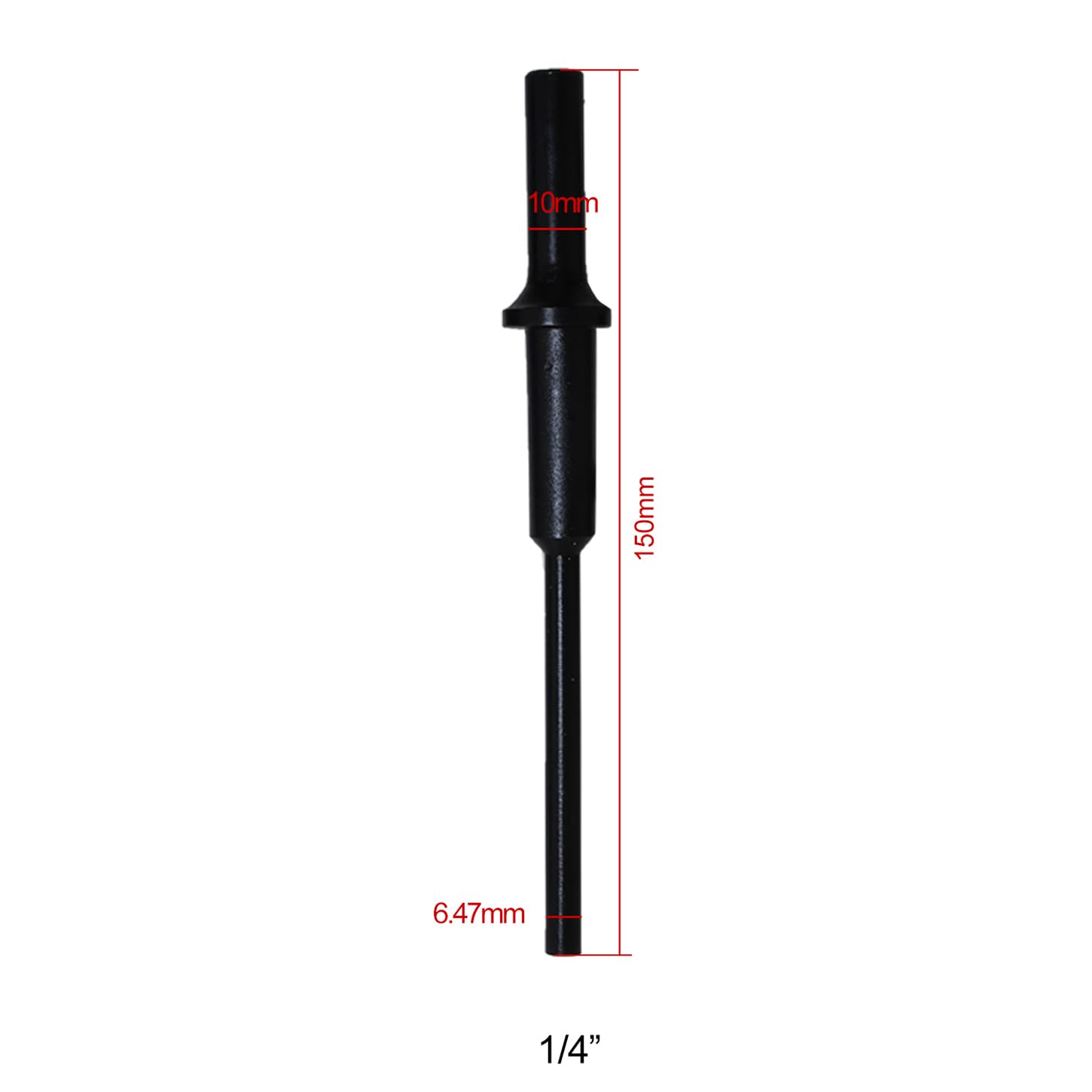 Pneumatic Punch Drift Set – 6-Piece Air Hammer Punch Pin, 3/16" To 1/2" For Removing Corroded Bolts Or Long Pins