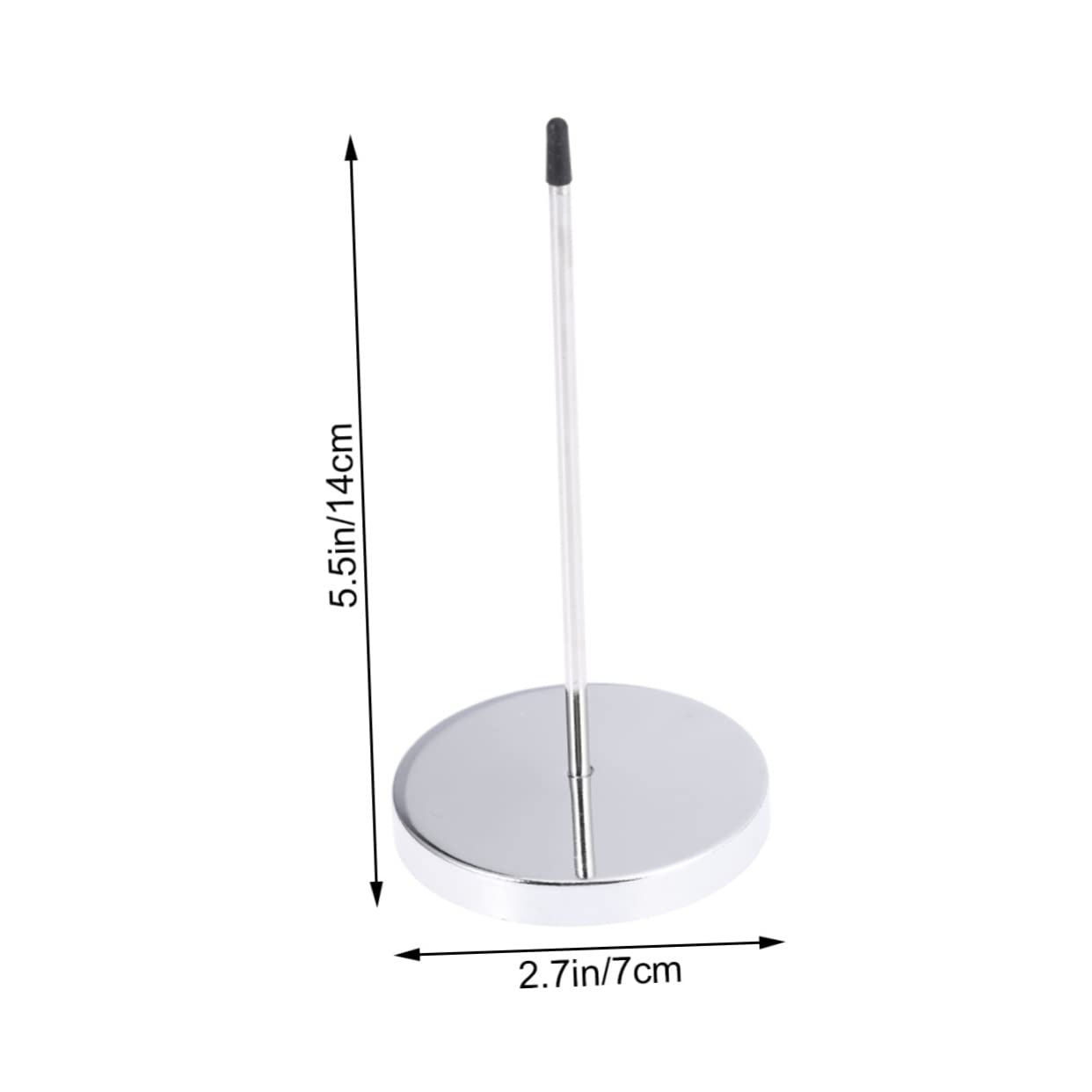 FUNOMOCYA 4pcs Menu Summons Fork Menu Holder Ticket Stabber Check Holder Effective Usage Holder Note Holder Paper Spike Holder Desk Bill Spindle Bill Holder Receipt Needle Folder Silver