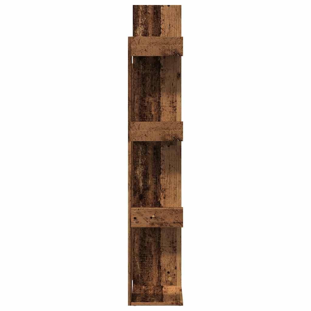 Generisch Bücherregal Altholz-Optik 48x25,5x140 cm Holzwerkstoff,Möbel,Regalsysteme,Bücherregale Bücherschränke-856694
