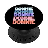 funny modern repeated text design donnie popsockets popgrip intercambiabile