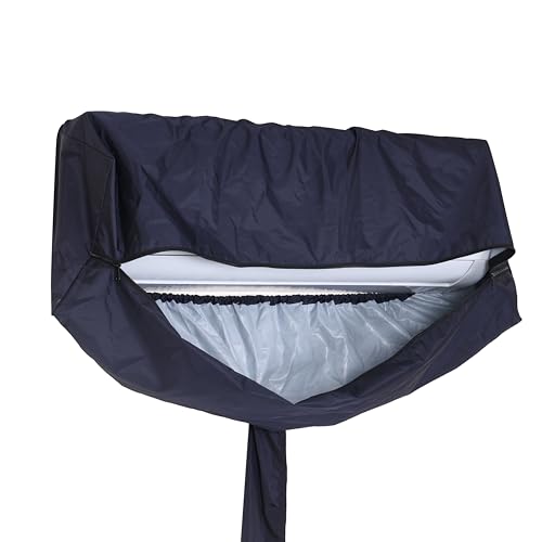 Image of Split AC Cleaning Cover Waterproof with Drain Pipe | Indoor AC Service Washing Bag for 1, 1.5 & 2 Ton AC (52 Inches Cover)