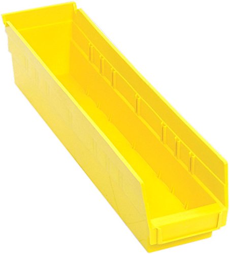 Quantum Storage Systems QSB103YL 4" Economy Shelf Bins, 17-7/8" x 4-1/8" x 4", Yellow (Case of 20)