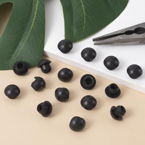 Image of 16pcs Hydraulic Jack Oil Filler Plug, Conical Floor Jack Plug, Universal Bottle Jack Accessories, Rubber Jack Filler Bung for Oil Reservoir Filler Hole