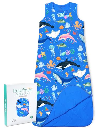 Image of Bamboo Viscose Sleep Sack for Baby, 1.0 & 0.5 Tog Wearable Blanket