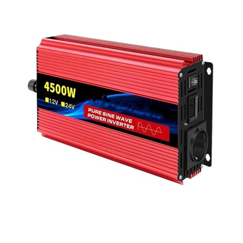 Convertisseur 12V 220V pure sinus onduleur voiture 4500W 50Hz AC