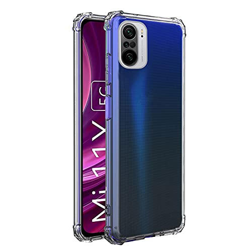 Amazon Brand - Solimo TPU Silicone Back Cover for Xiaomi Mi 11X (Clear, 1)