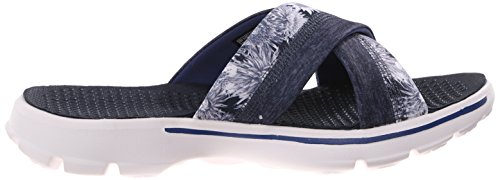 Skechers Go Walk Fiji, Infradito Donna, Blu NVW