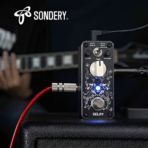 Sondery DELAY Pedal With 3 Effects thumb #4