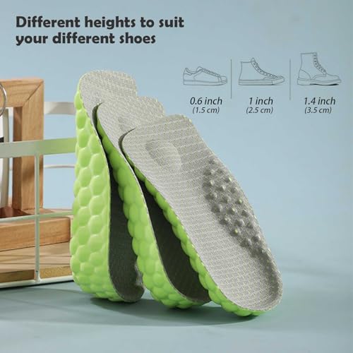Plantillas Elevadoras para Hombre y Mujer, Soporte de Arco y Alivio de Fascitis miniatura 2